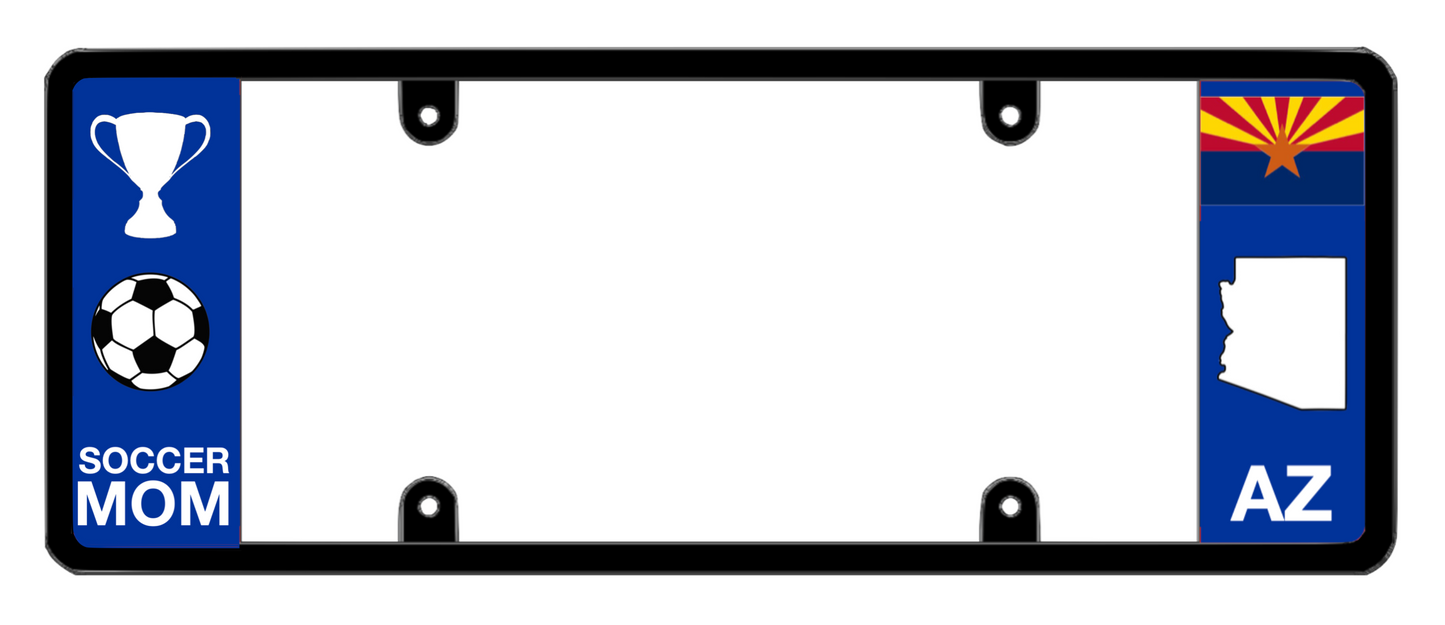 DFS Arizona AZ Patented License Plate Frame Holder