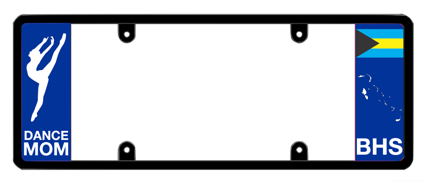 DFS Bahamas BHS Patented License Plate Frame Holder