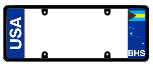 DFS Bahamas BHS Patented License Plate Frame Holder
