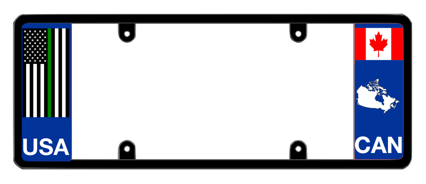 DFS Canada CAN Patented License Plate Frame Holder