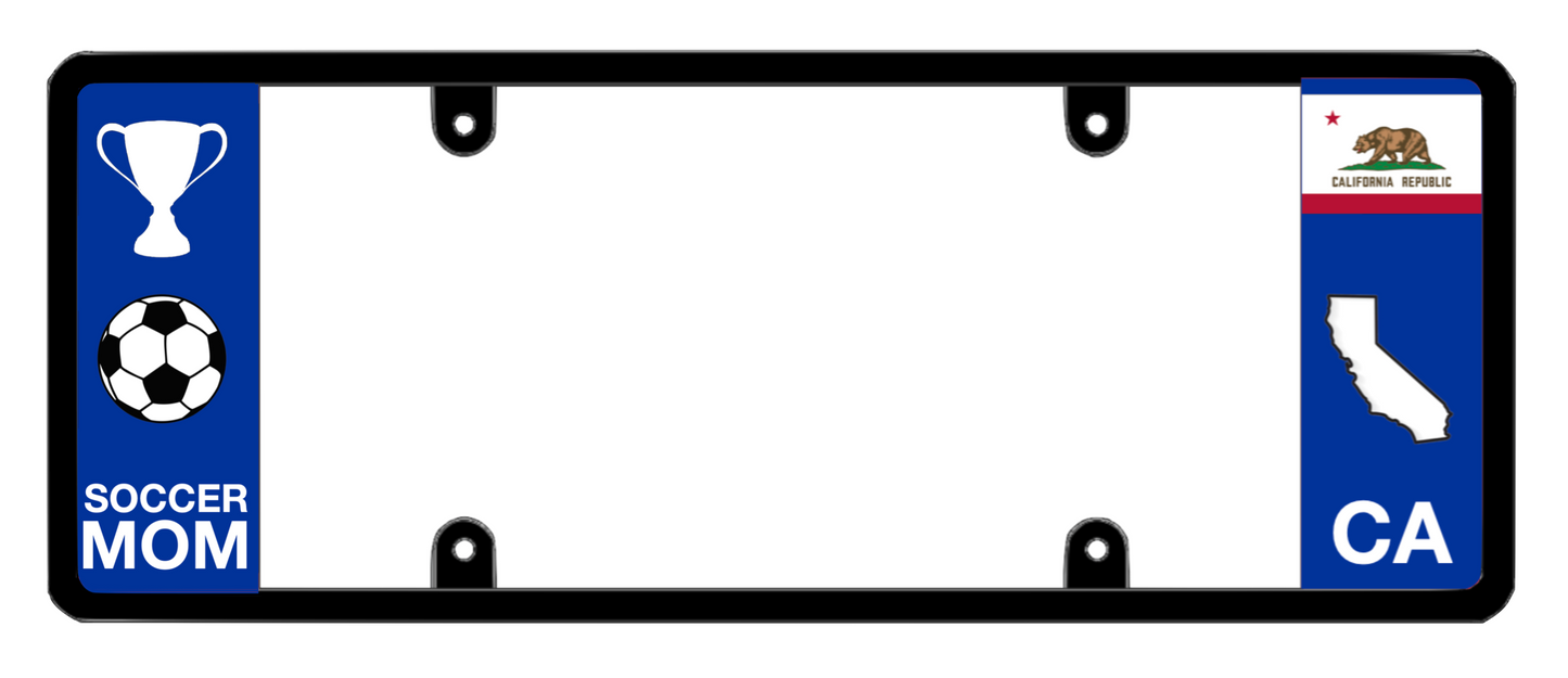 DFS California CA Patented License Plate Frame Holder