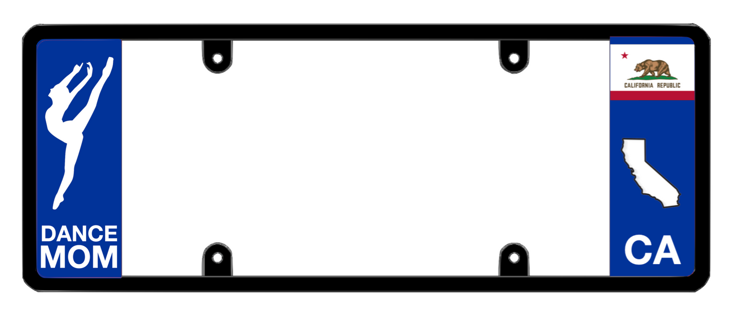 DFS California CA Patented License Plate Frame Holder