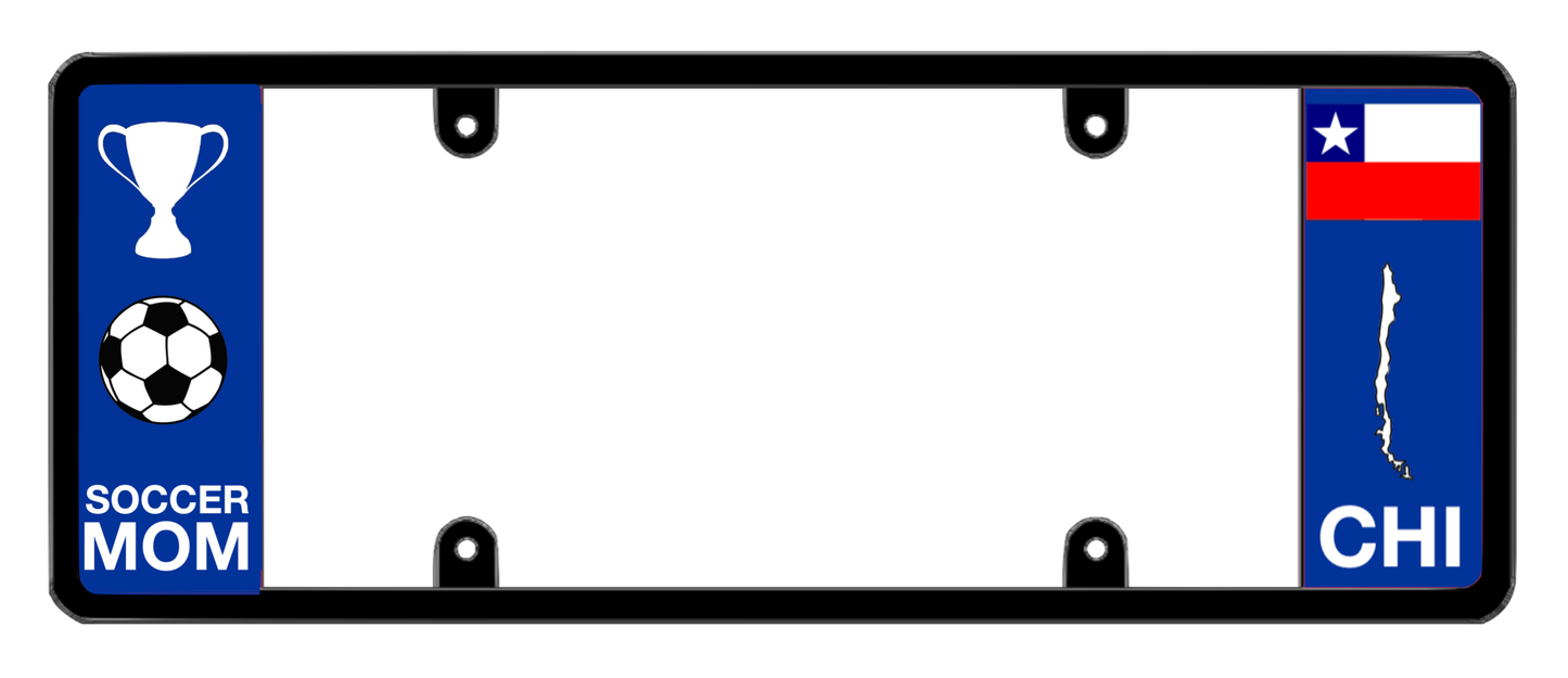 DFS Chile CHL Patented License Plate Frame Holder