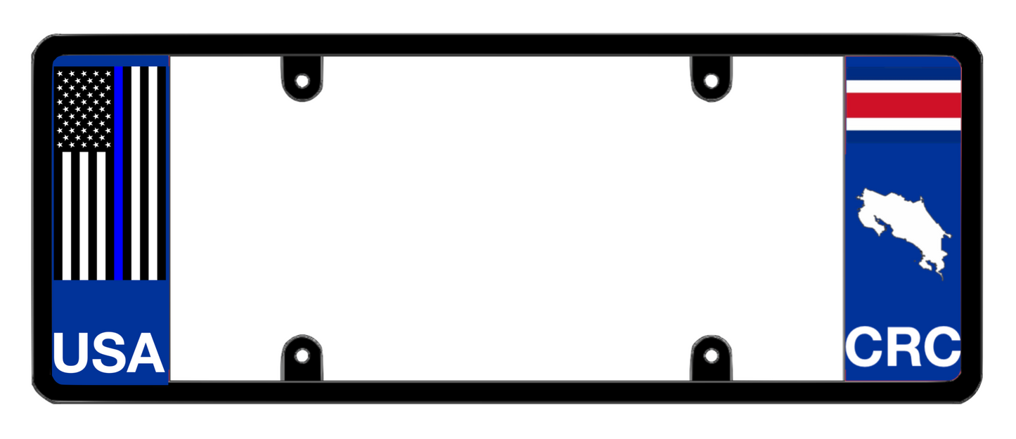 DFS Costa Rica CRC Patented License Plate Frame Holder