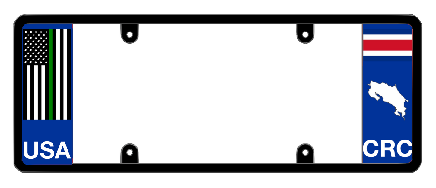 DFS Costa Rica CRC Patented License Plate Frame Holder