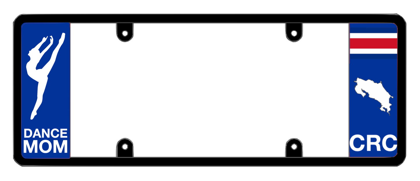 DFS Costa Rica CRC Patented License Plate Frame Holder