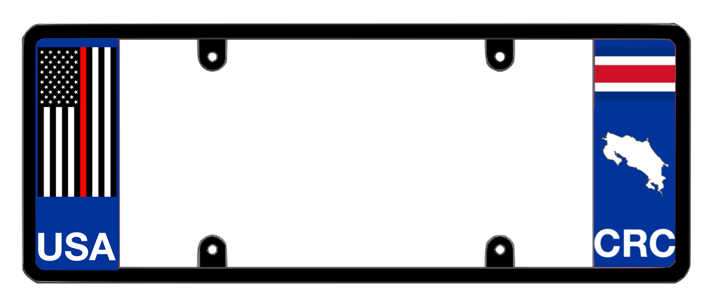 DFS Costa Rica CRC Patented License Plate Frame Holder