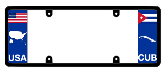 DFS Cuba CUB Patented License Plate Frame Holder