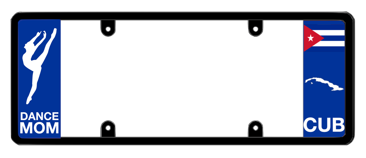 DFS Cuba CUB Patented License Plate Frame Holder