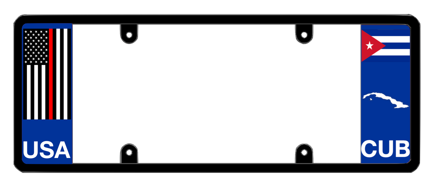 DFS Cuba CUB Patented License Plate Frame Holder