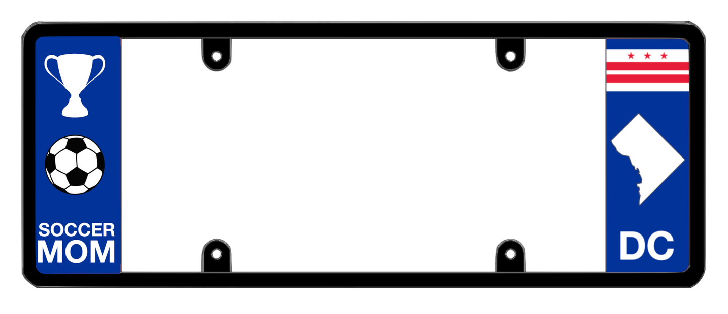 DFS District of Columbia DC Patented License Plate Frame Holder