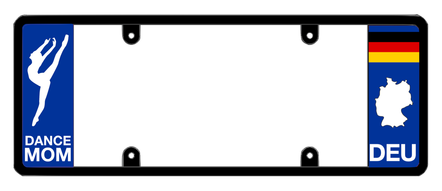 DFS Germany DEU Patented License Plate Frame Holder