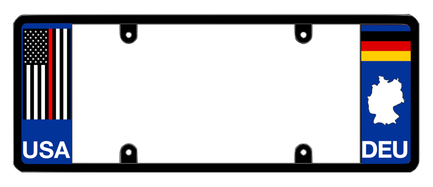 DFS Germany DEU Patented License Plate Frame Holder