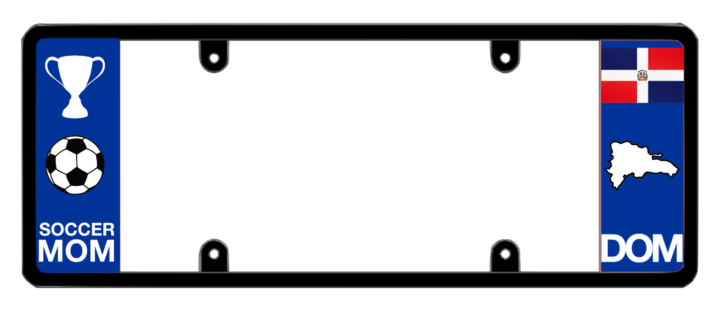 DFS Dominican Republic DOM Patented License Plate Frame Holder