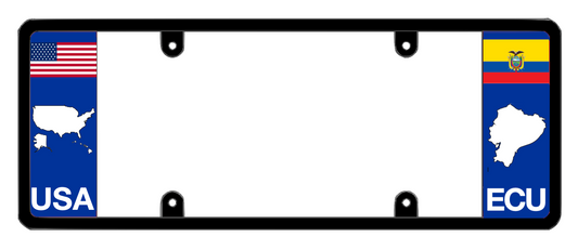 DFS Ecuador ECU Patented License Plate Frame Holder