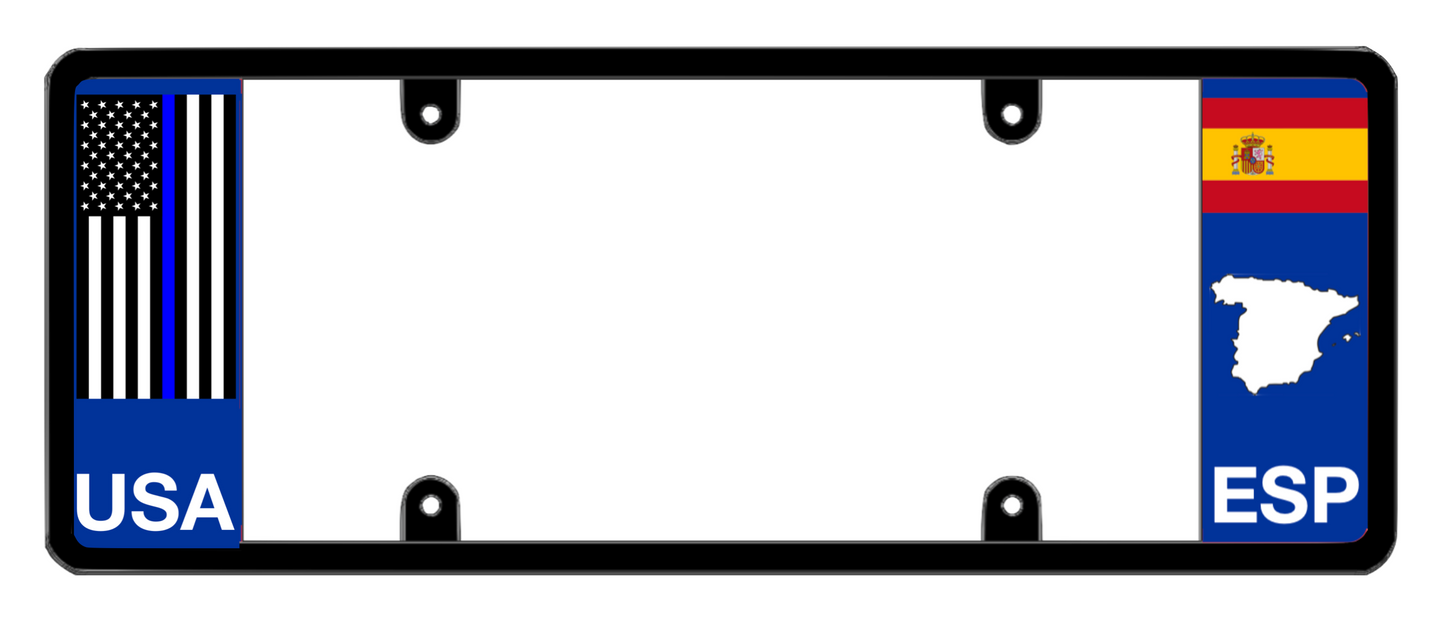 DFS Spain ESP Patented License Plate Frame Holder