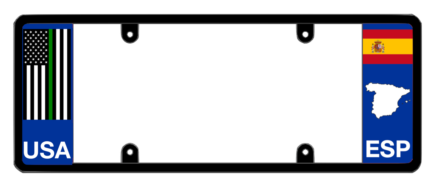 DFS Spain ESP Patented License Plate Frame Holder