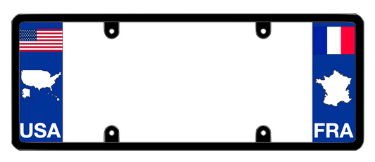DFS France FRA Patented License Plate Frame Holder