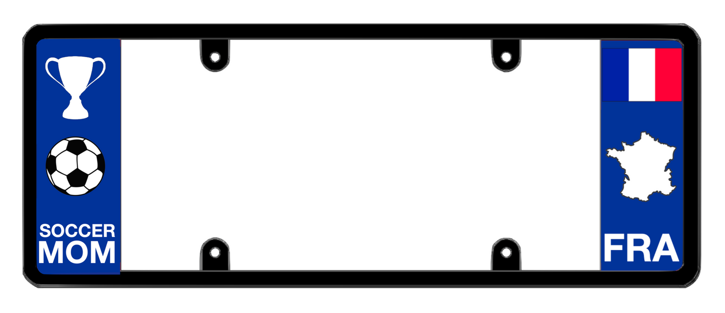 DFS France FRA Patented License Plate Frame Holder