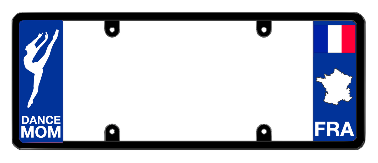 DFS France FRA Patented License Plate Frame Holder