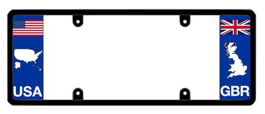 DFS United Kingdom GBR Patented License Plate Frame Holder
