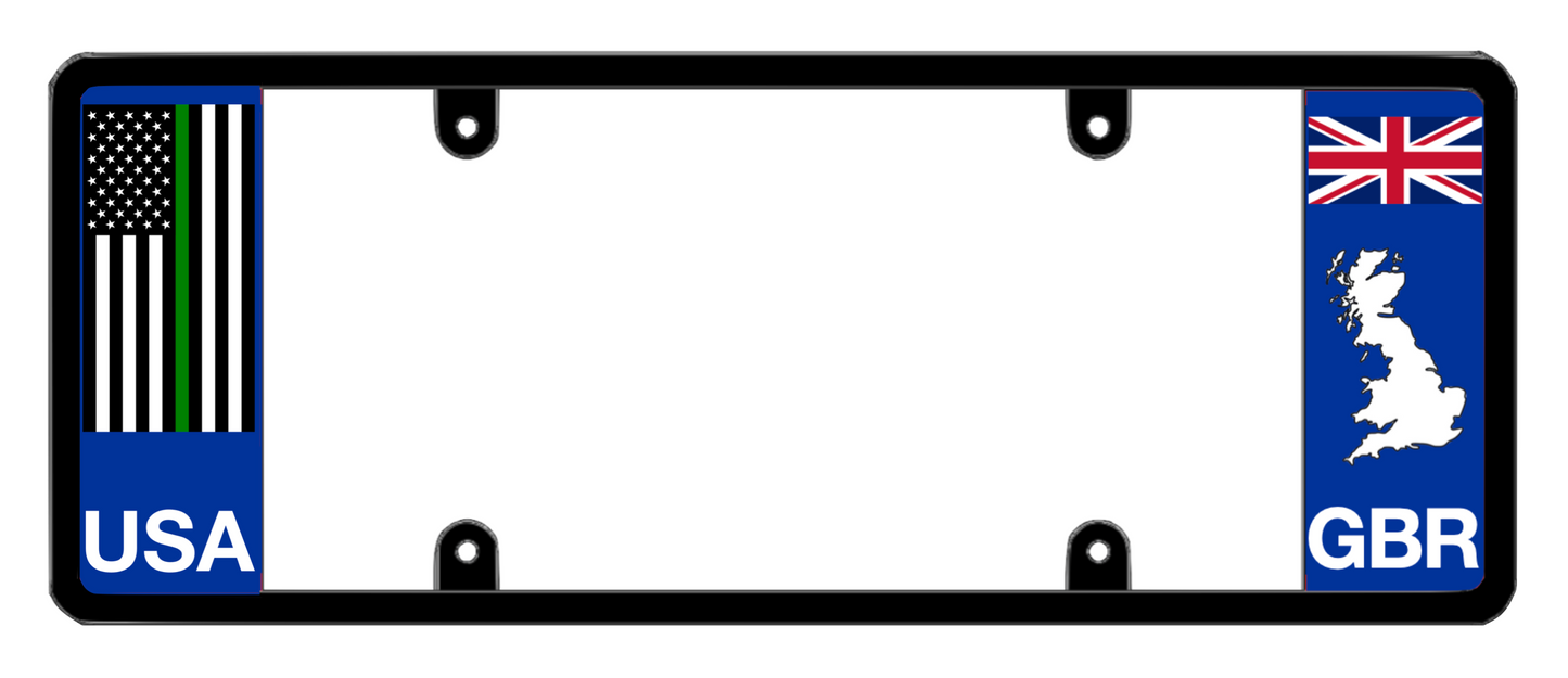 DFS United Kingdom GBR Patented License Plate Frame Holder