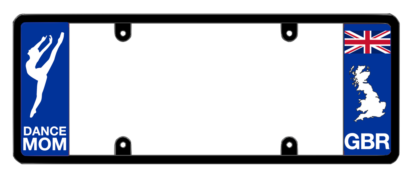DFS United Kingdom GBR Patented License Plate Frame Holder