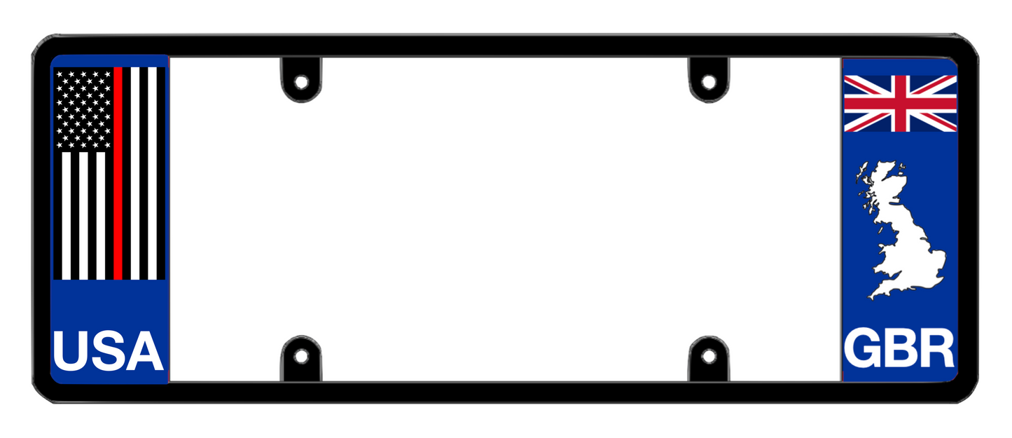 DFS United Kingdom GBR Patented License Plate Frame Holder