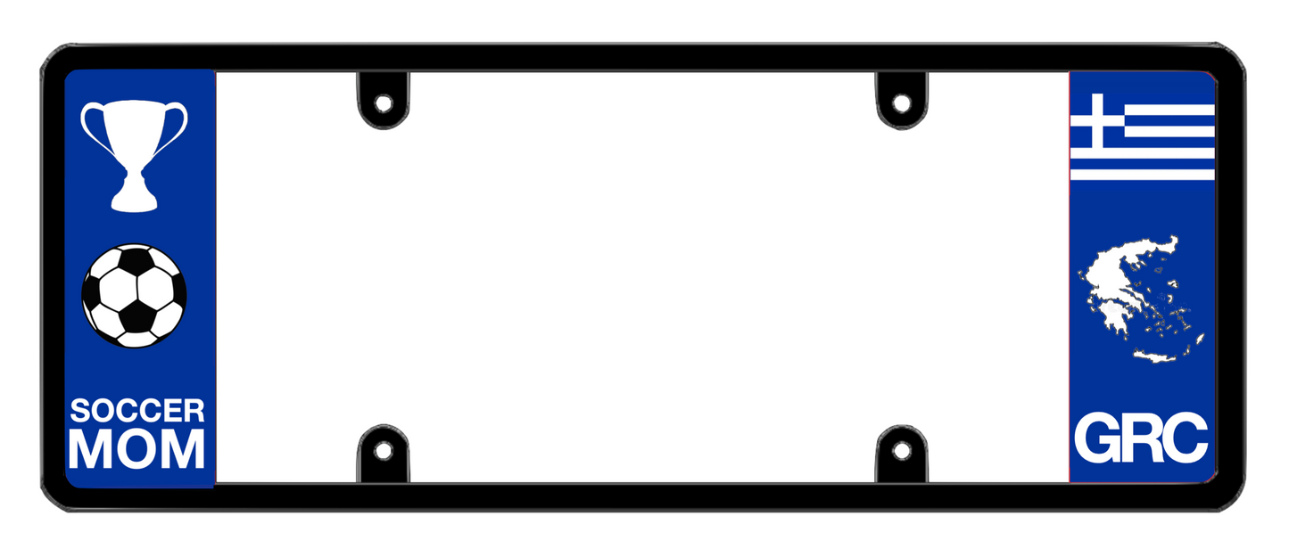 DFS Greece GRC Patented License Plate Frame Holder