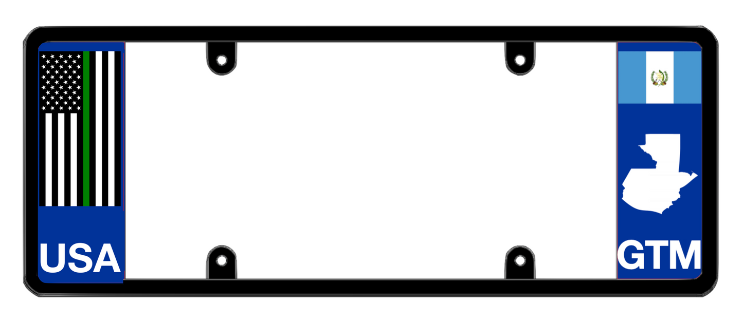 DFS Guatemala GTM Patented License Plate Frame Holder