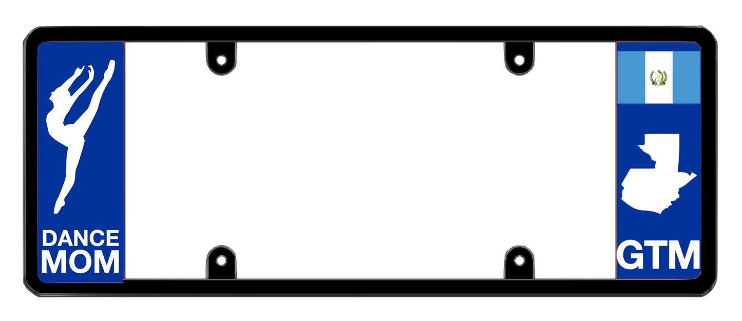DFS Guatemala GTM Patented License Plate Frame Holder