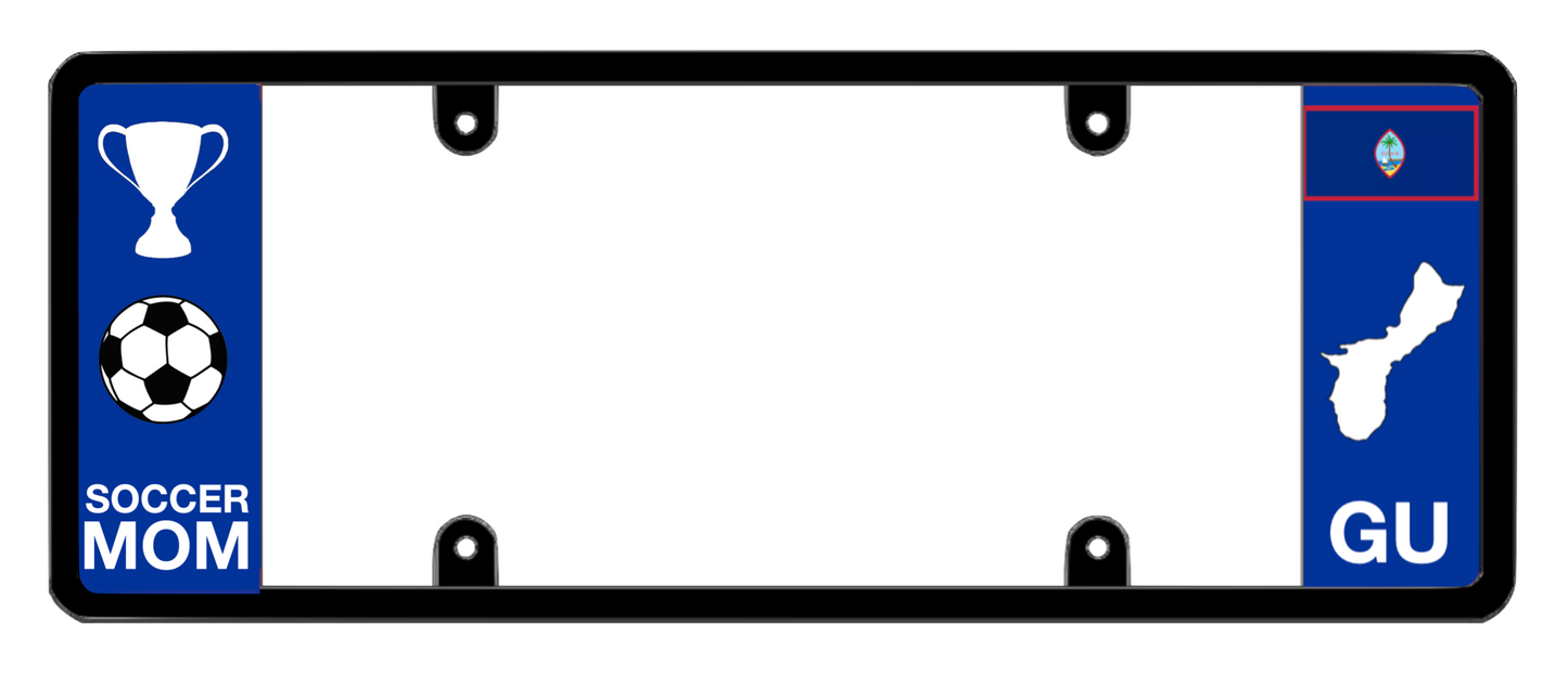 DFS Guam GU Patented License Plate Frame Holder
