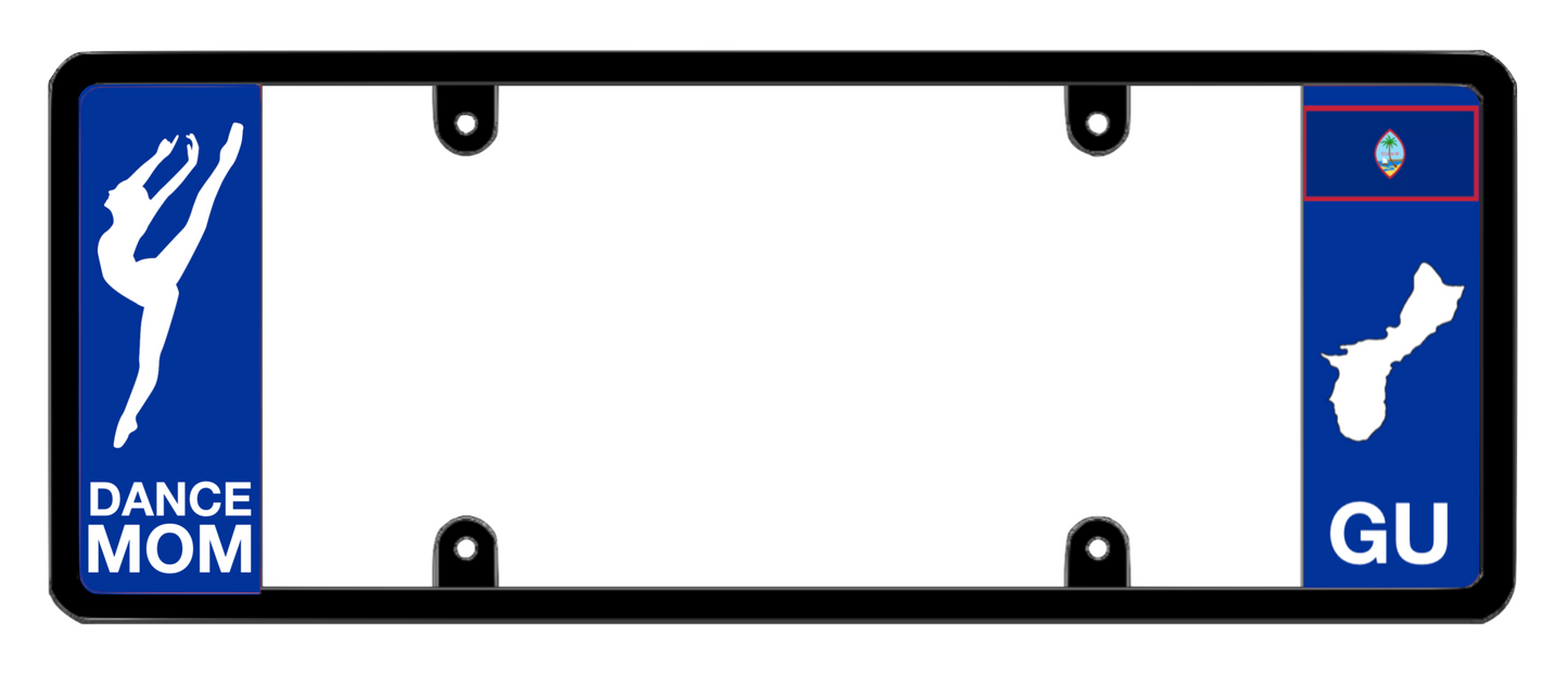 DFS Guam GU Patented License Plate Frame Holder