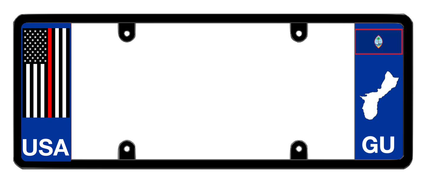 DFS Guam GU Patented License Plate Frame Holder