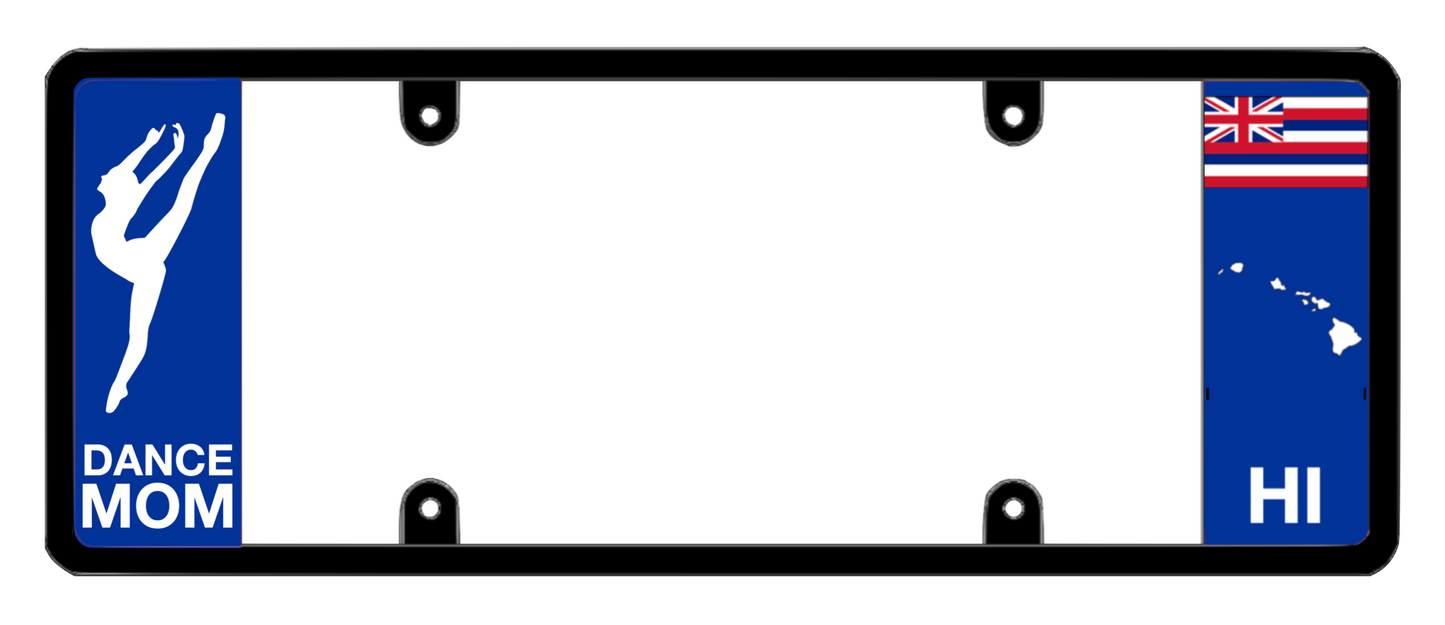 DFS Hawaii HI Patented License Plate Frame Holder