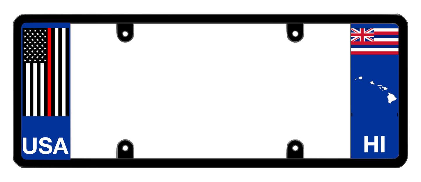 DFS Hawaii HI Patented License Plate Frame Holder