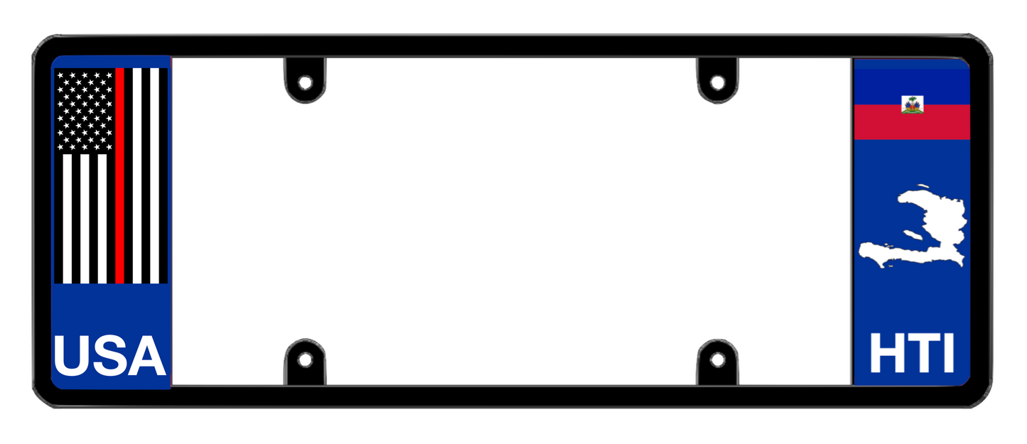 DFS Haiti HTI Patented License Plate Frame Holder