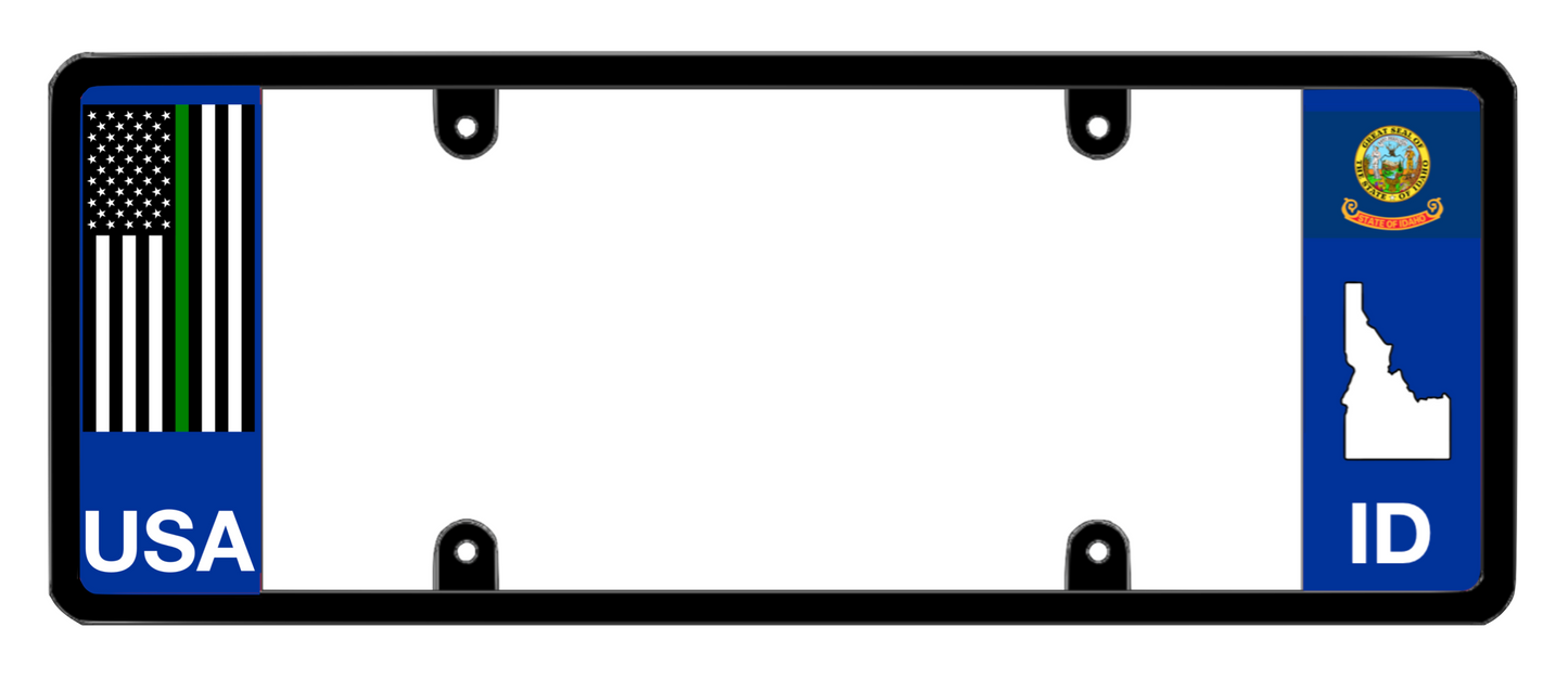 DFS Idaho ID Patented License Plate Frame Holder