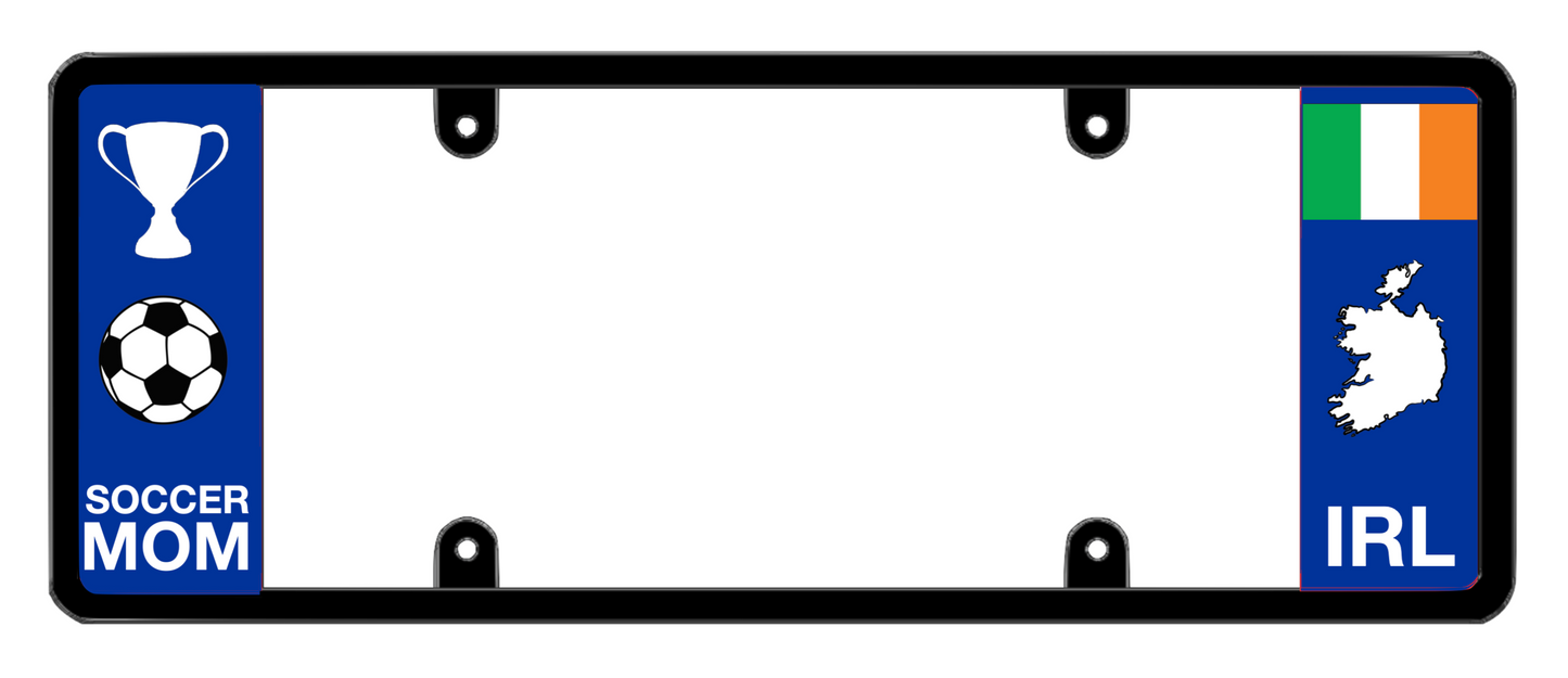 DFS Ireland IRL Patented License Plate Frame Holder