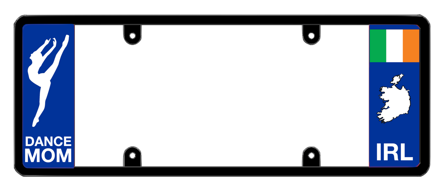 DFS Ireland IRL Patented License Plate Frame Holder