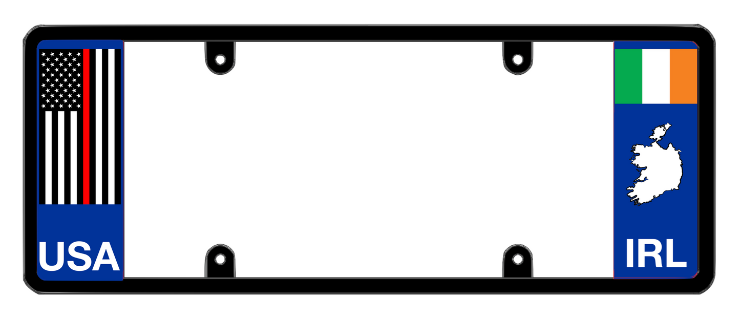 DFS Ireland IRL Patented License Plate Frame Holder