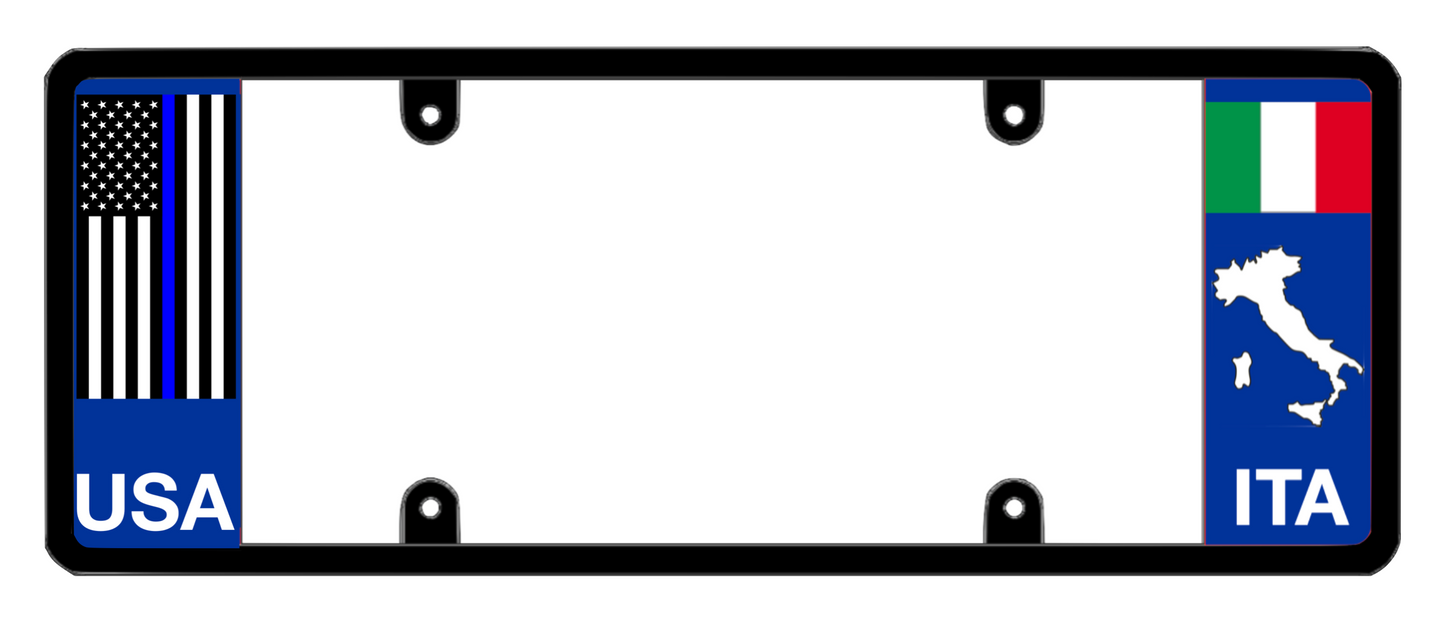 DFS Italy ITA Patented License Plate Frame Holder
