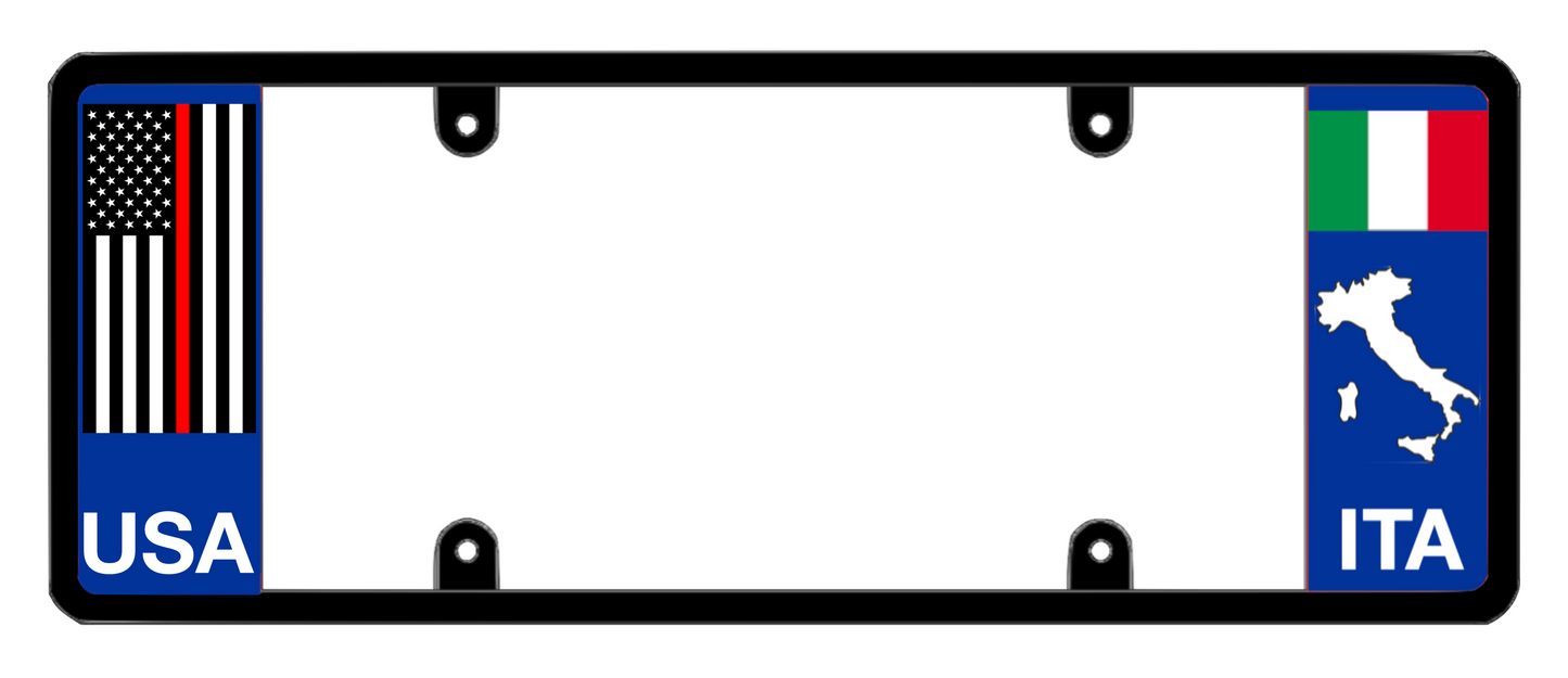 DFS Italy ITA Patented License Plate Frame Holder