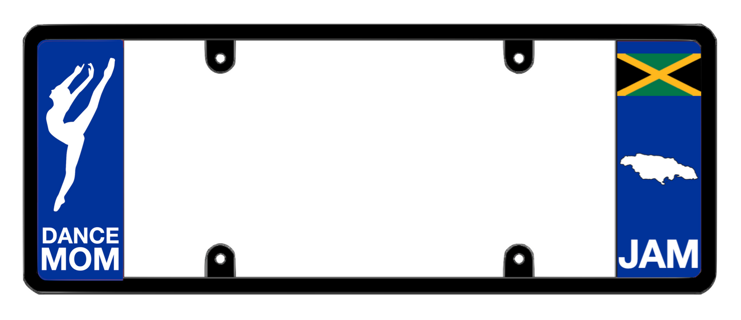 DFS Jamaica JAM Patented License Plate Frame Holder