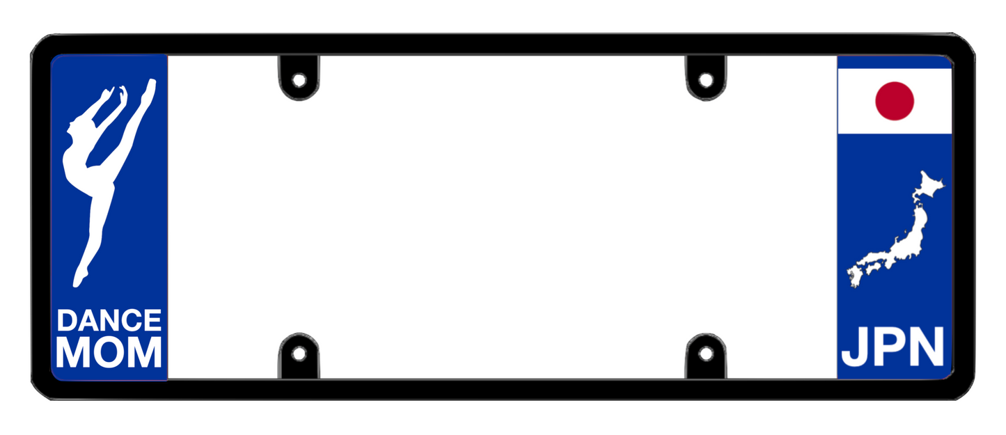 DFS Japan JPN Patented License Plate Frame Holder