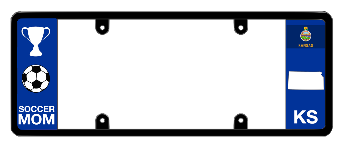 DFS Kansas KS Patented License Plate Frame Holder