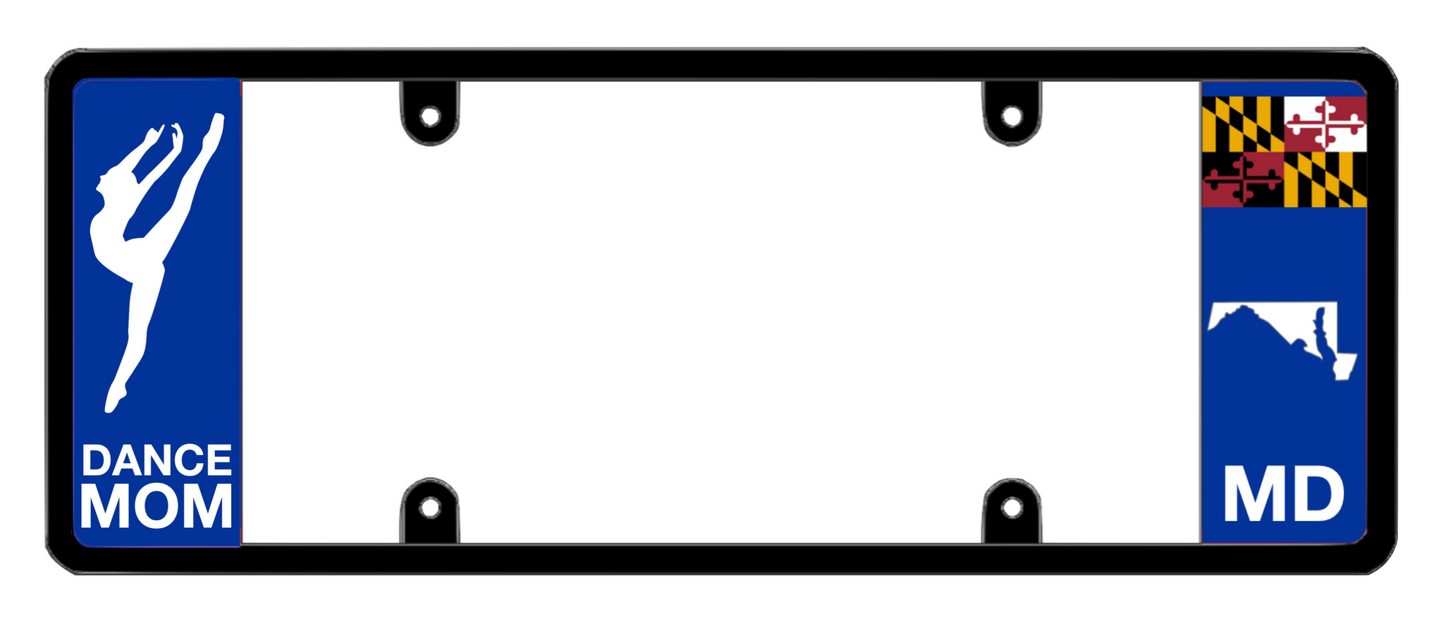 DFS Maryland MD Patented License Plate Frame Holder