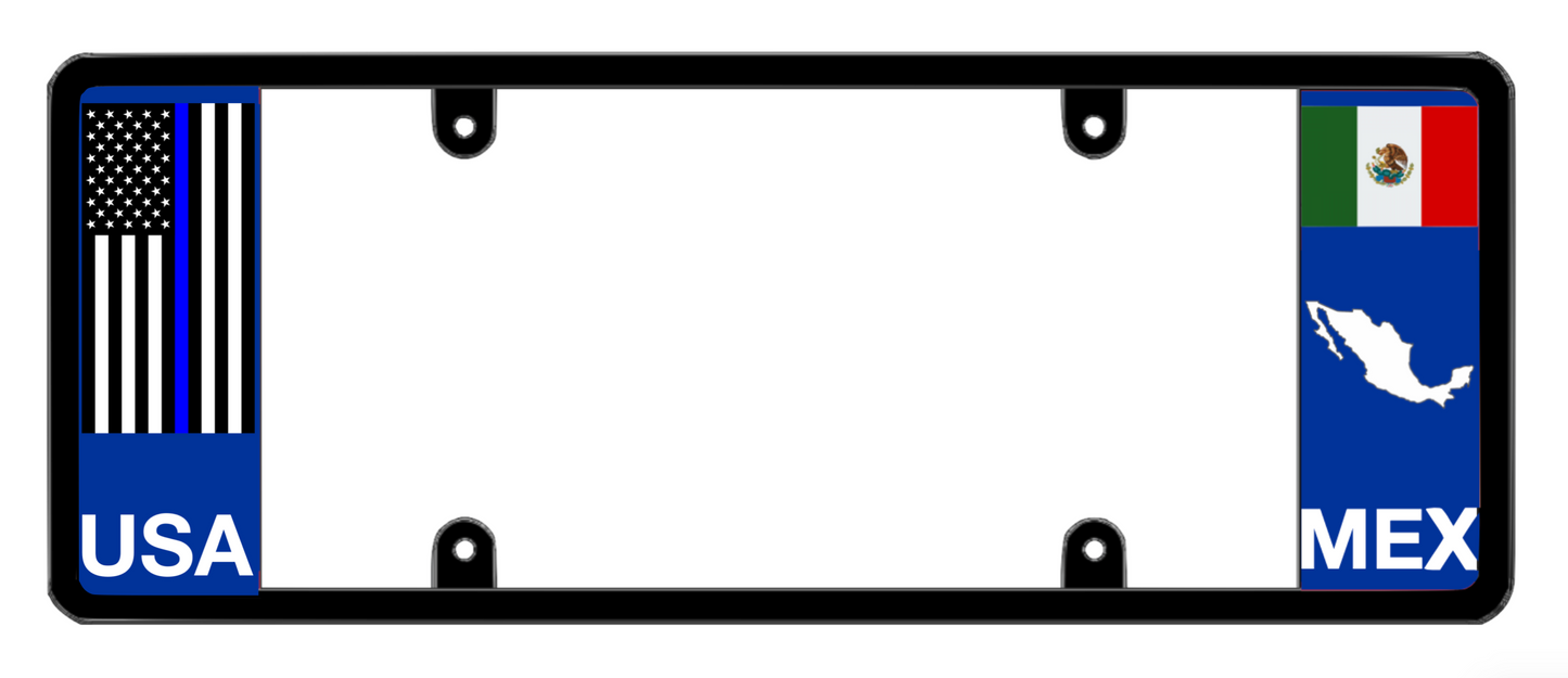 DFS Mexico MEX Patented License Plate Frame Holder