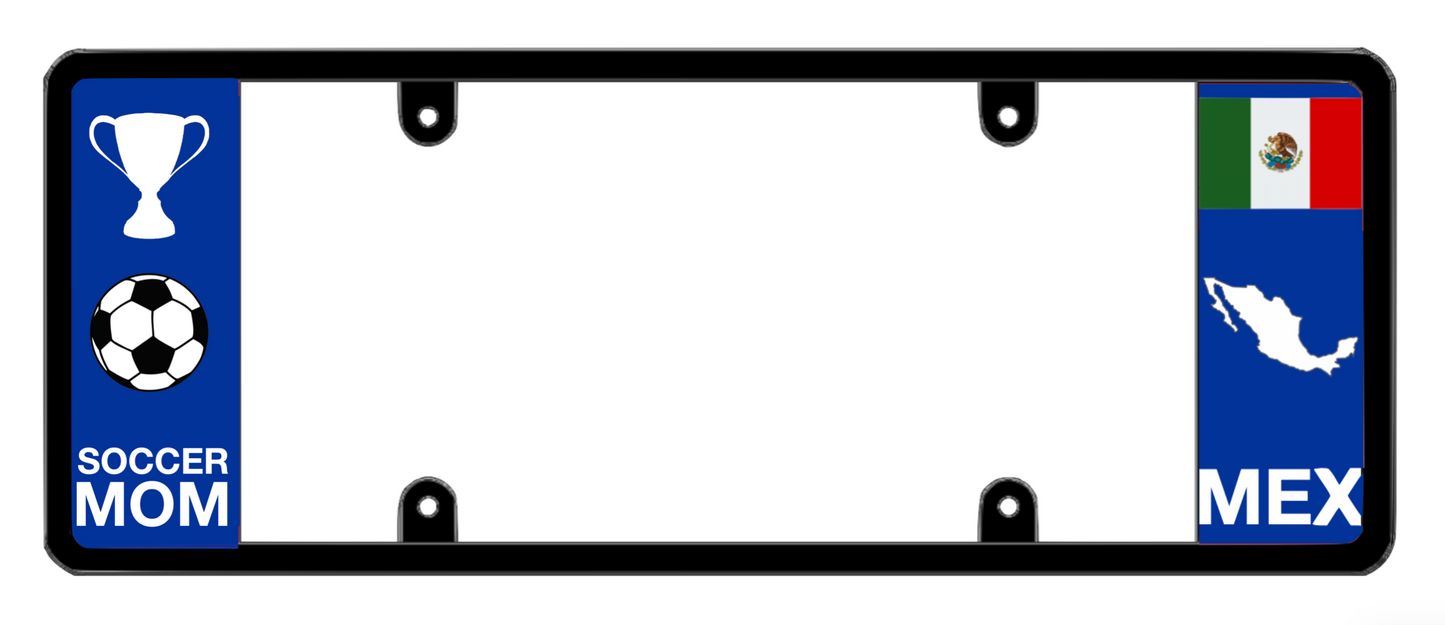 DFS Mexico MEX Patented License Plate Frame Holder