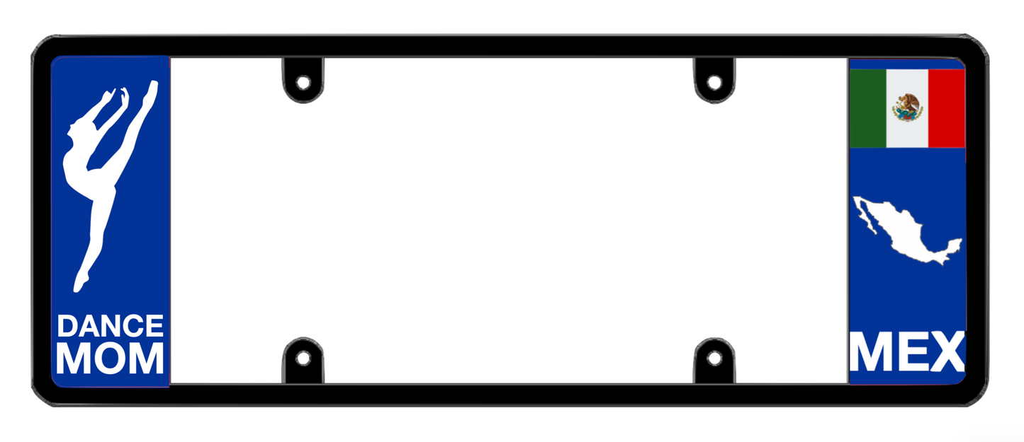 DFS Mexico MEX Patented License Plate Frame Holder